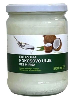ULJE KOKOSOVO BEZ MIRIS 500 ML EKOZONA