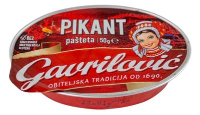 N-PAŠTETA GAV PIKANT 50G -16/1- OVAL