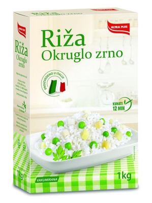 RIŽA ULTRA OKRUGLO ZRNO 1KG KK -10/1