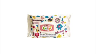 MARAMICE VLAŽNE BABY ULTRA+ (72 kom S POKLOPCEM) -16/1