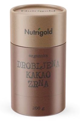 KAKAO ZRNA DROBLJENA ORG.200 G NUTRIGOLD