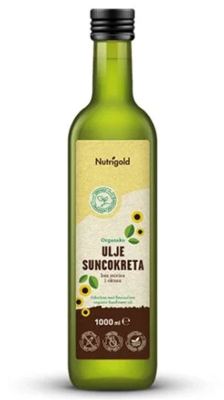 ULJE SUNCOK BEZ MIR BIO 1000 ml NUTRIGOLD
