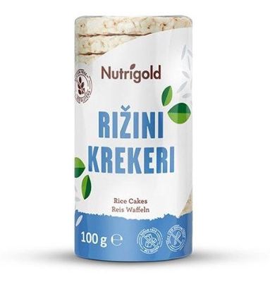 KREKERI RIZINI NATURAL 100 G NUTRIGOLD