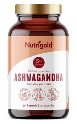 ASHWAGANDA 500MG 90TAB NUTRIGOLD