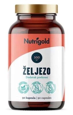 ŽELJEZO 30MG 90TAB NUTRIGOLD