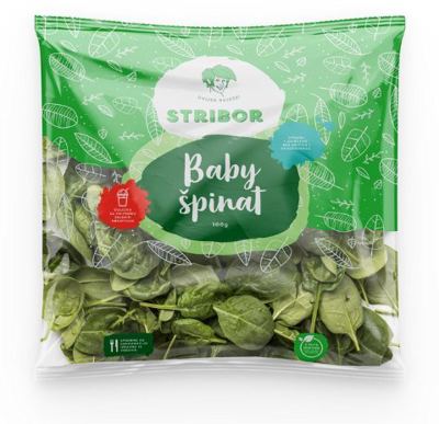 BABY ŠPINAT 100G STRIBOR -6/1-