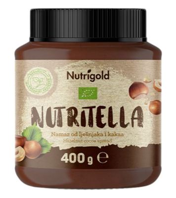 NAMAZ OD LJESNJAKA NUTRITELLA ORGANSKI 400 G NUTRIGOLD