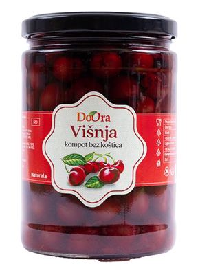 KOMPOT VIŠNJA DOORA 560g/280g