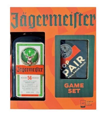 *JAGERMEISTER 0,5L + POKER KARTE