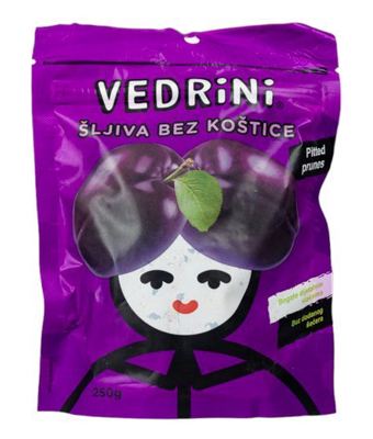 SLJIVA SUHA 250G VEDRINI PRIMORAC