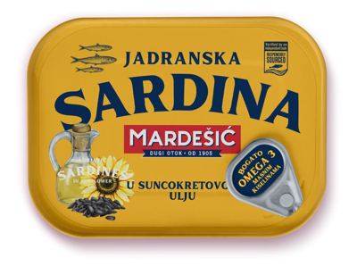 SARDINA JADRANSKA U SUNC.ULJU 100 g