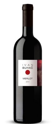 *MERLOT BUHAČ 0.75L VRH SUHO 2024 -6/1-
