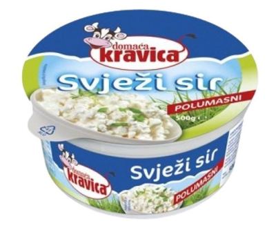 DK SVJEŽI POLUMASNI SIR 500g