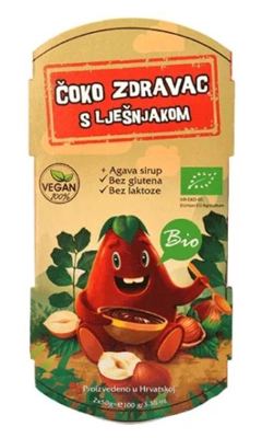 ČOKO ZDRAVAC S LJEŠNJAKOM 2X50g