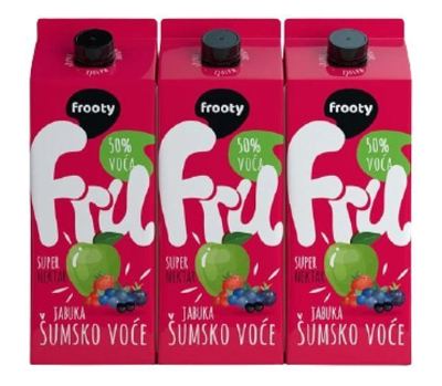 Frooty Nektar Jabuka-š.voće 50% 2L brick