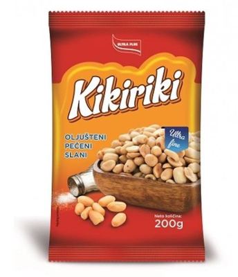 KIKIRIKI PEČENI SLANI 200G ULTRA+ -16/1 MV