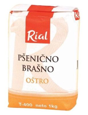 PŠENIČNO BRAŠNO T 400 OŠTRO 1kg MLIN PUKANIC