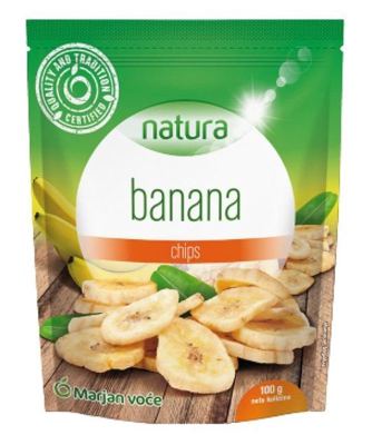 BANANA CHIPS 100g MARJAN VOĆE