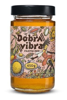 MED VARŽAK 450G CVJETNI DOBRA VIBRA -10/1- HRVATSKI MED