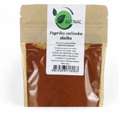 PAPRIKA ZAČINSKA SLATKA BOŠKOVIĆ 100G -10/1-