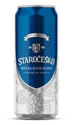 PIVO STAROČEŠKO BEZAL. 0,5 L LIM