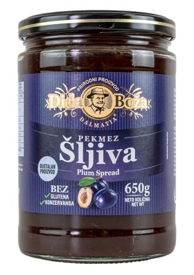 DŽEM ŠLJIVA 650g DIDA BOŽA BEZ DODANOG ŠEĆERA