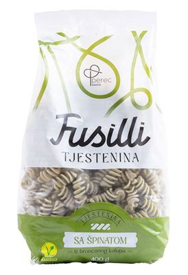 TJES.PEREC FUSILLI ŠPINAT 400g