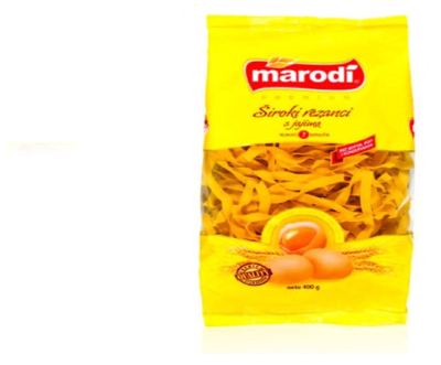 N-TJEST MARODI DOMAĆI ŠIROKI REZANCI SA JAJIMA 400G -8/1