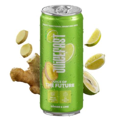 *KOMBUCHA JUICEFAST 0.33L ĐUMBIR i LIMETA- 12/1-