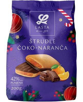 ŠTRUDLA ČOKO-NARANČA 200g LASTA