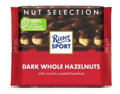 ČOK. RITTER SPORT DARK WH. HAZ. 100 g