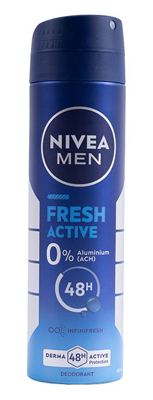 DEO SPREJ FRESH ACTIVE MEN 0% ALUMINIUM 150ML