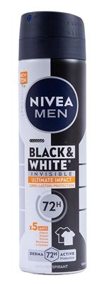 NIVEA DEO SPRAY 150ml MEN BL&WHITE ULTIM.