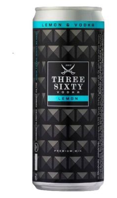 VODKA THREE SIXTY LEMON 0,33 L