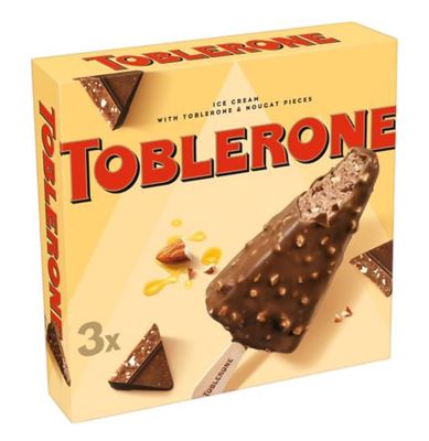 SLADOLED ŠTAPIĆ TOBLERONE MULTIPACK 3X90 ml