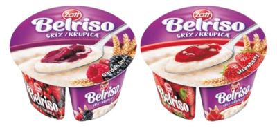 DESERT MLIJEČNI BELRISO GRIZ JAGODA/ŠUMSKO VOĆE 130g