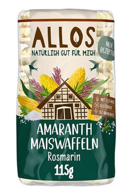 KREKER KUKURUZ AMARANTH RUŽMARIN I SOL 115g GF ALLOS