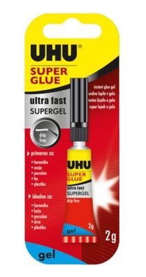 UHU SUPER GLUE GEL JUMBO 12*2g
