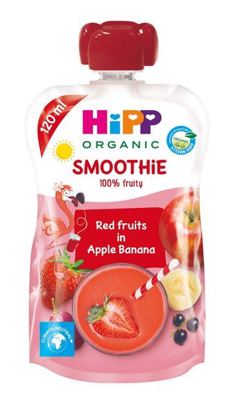 HIPPIS KAŠICA 120g SMOOTHIE JABUKA/BANANA/Š.VOĆE
