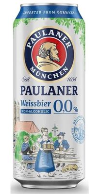 N-*PIVO PAULANER WEISSBIER BEZALKOHOLNO 0.50L -24/1- 0.0%ALC LIMENKA