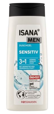 GEL TUŠ.ISANA MEN SENS. 300 ml