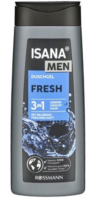 GEL TUŠ.ISANA MEN FRE. 300 ml