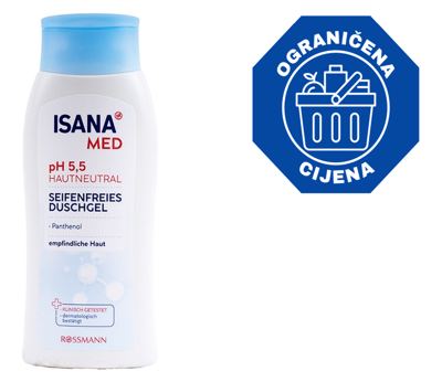 GEL TUŠ.ISANA MED 250 ml