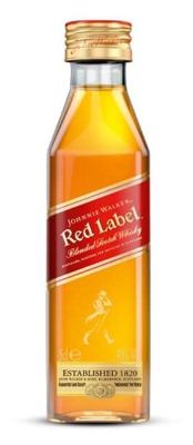 WHISKY J. WALKER 0,05 L RED LEBEL AMEC