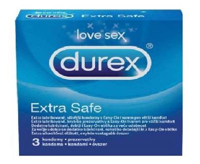 DUREX KONDOM EXTRA SAFE 3/1