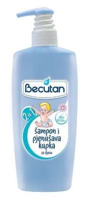 Becutan šampon i kupka s pump.400ml