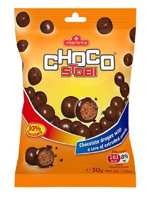 CHOCO STOBI čok. dražeje 30g- Čokolada
