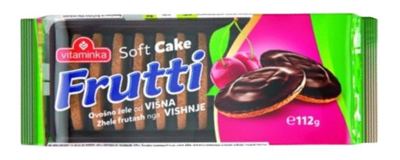 BISKVIT VIŠNJA 112 gr PREL. ČOK. PREL.