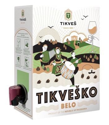 Tikveš Vino bij.Tikveš.Belo 3L BIB
