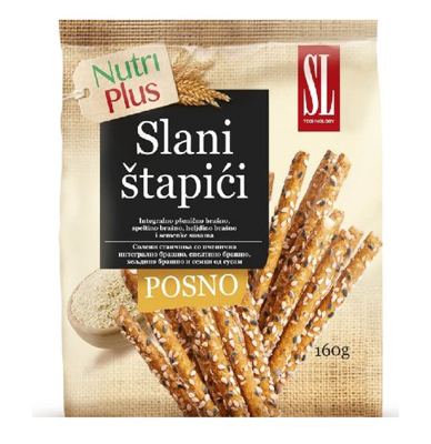 ŠTAPIĆI SLANI SA SUSAMOM NUTRI PLUS 160GR SWISSLION